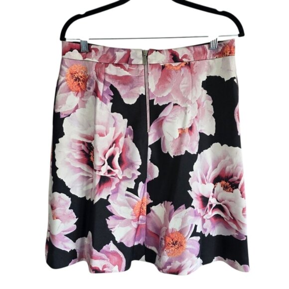 Pink Tartan A-Line Pink and Black Lined Cocktail Skirt Sz 8 - Picture 6 of 9